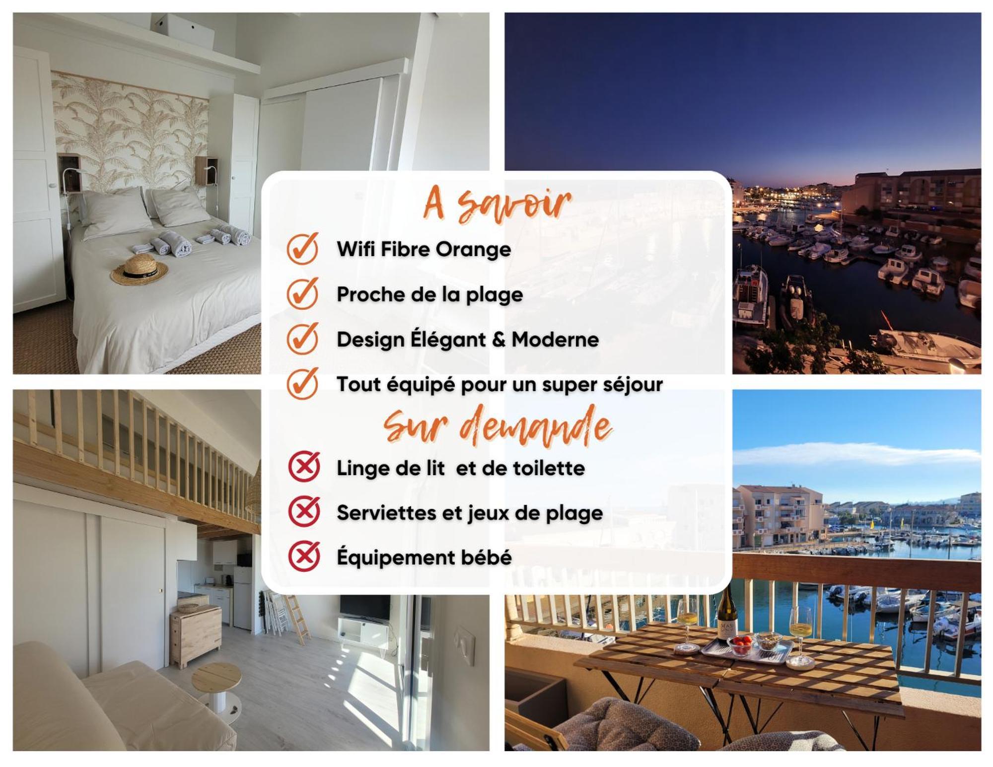 Apartment Berea - Les Cormorans - Vue Port Et Frontignan
